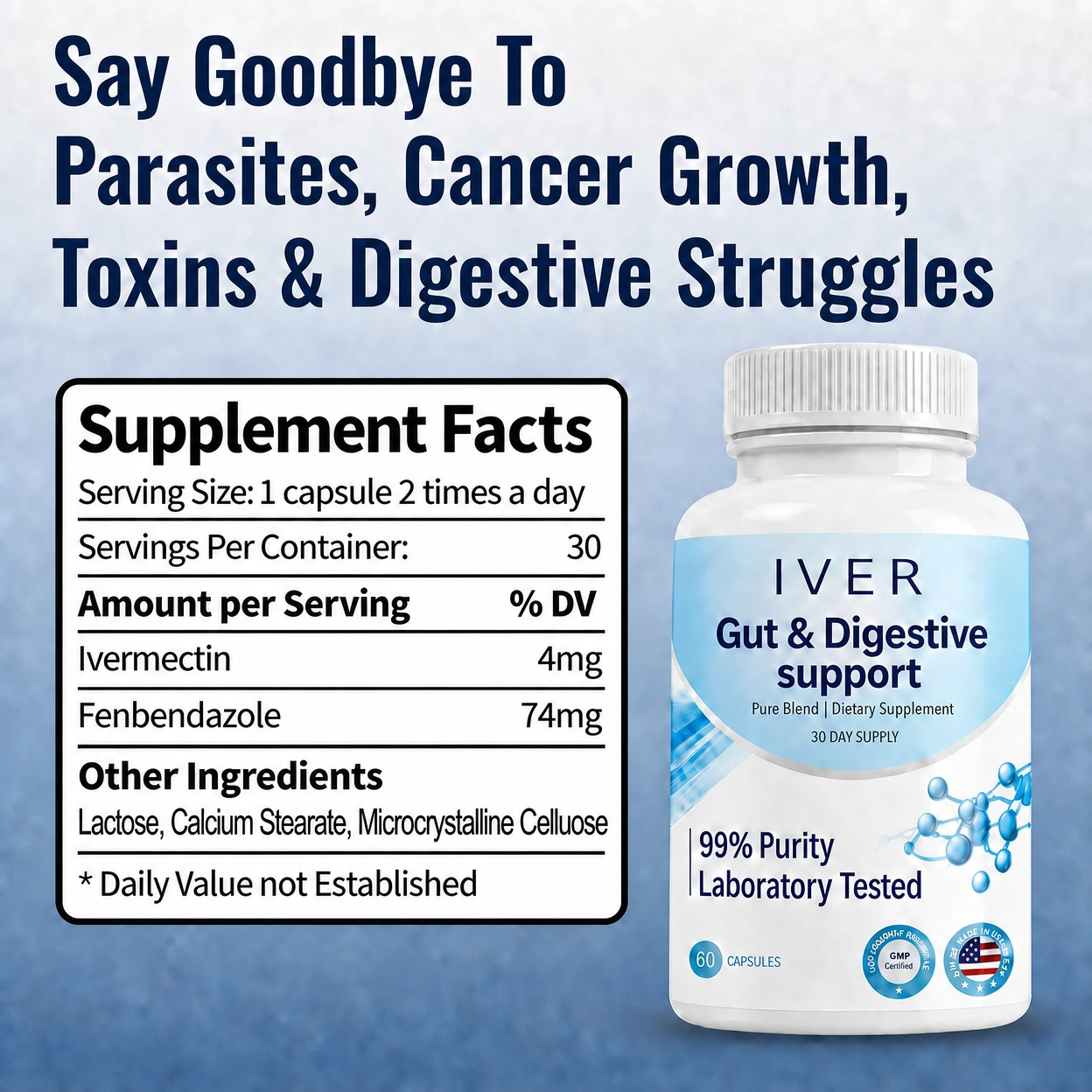 IVER Supplement Facts